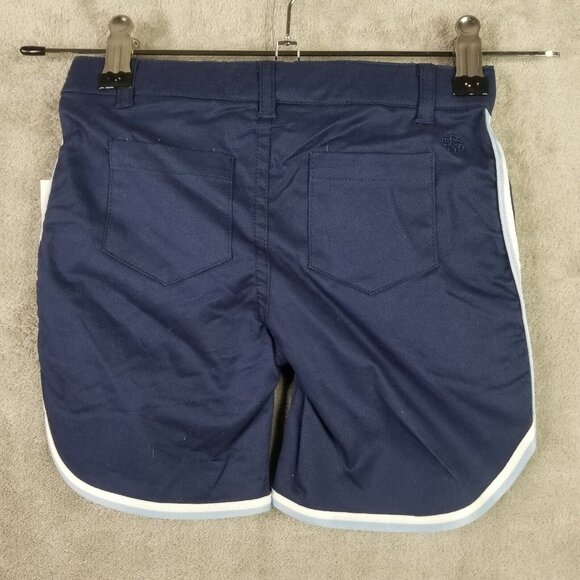 Boys Toddler Andy & Evan Navy Blue Piped Shorts Size 2T - Picture 4 of 6